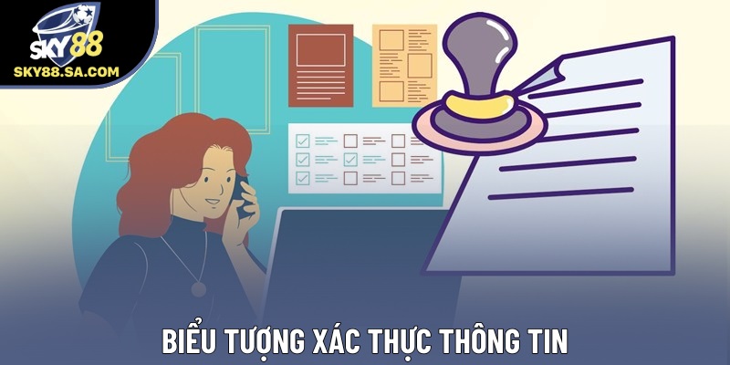 Biểu tượng xác thực thông tin