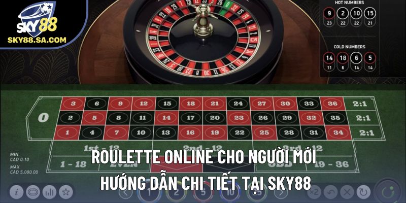 Roulette Online Cho Người Mới – Hướng Dẫn Chi Tiết
